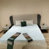 سرير خشبي مخصص فاخر – تصميم عالي الجودة وأنيق